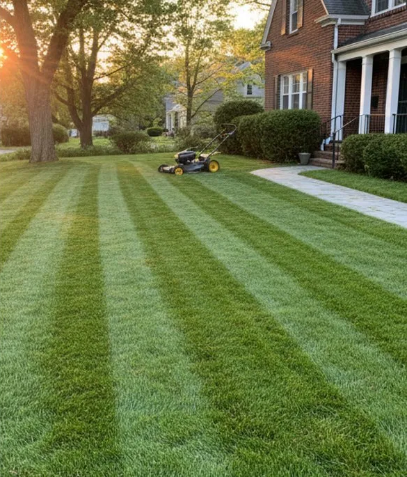 Front yard refresh · after the work was completed